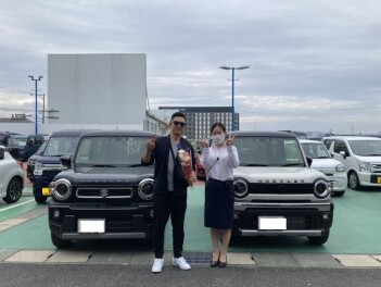ハスラータフワイルド納車式(^_-)-☆
