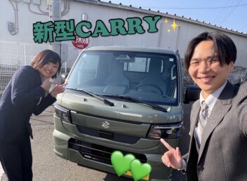 【お待たせしました♪】新型キャリイの試乗車が到着しました！