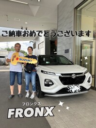 フロンクスのご納車おめでとうございます！