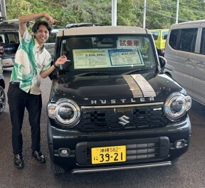 新型ハスラー「スタイリッシュスタイル」展示中！