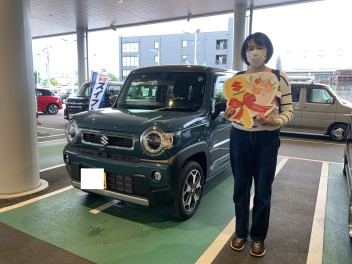 中古車ハスラーご納車しました！