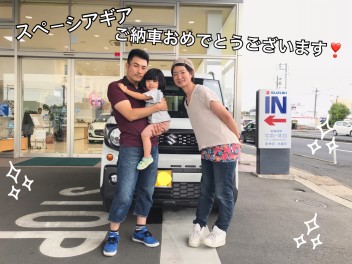 ぽこちゃん様★スペーシアギアご納車！