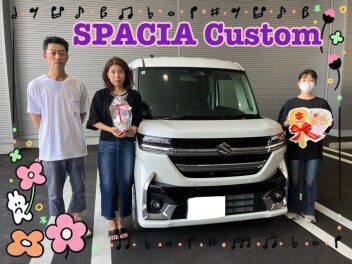 ☆H様スペーシアカスタムご納車☆