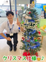 クリスマス仕様に模様替え♪＆明日は定休日です