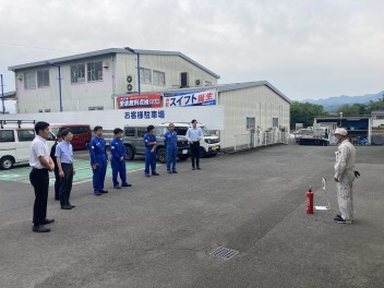 消防訓練を行いました