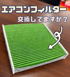 愛車も花粉対策！！！