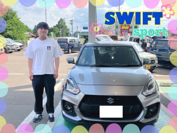ご納車おめでとうございます☆【スイフトスポーツ】
