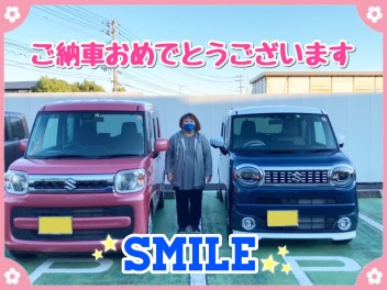 ご納車おめでとうございます(^^♪