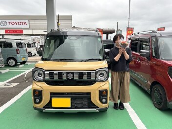 スペーシアギアご納車おめでとうございます♡