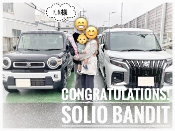 ご納車おめでとうございます！【ソリオ バンディット】