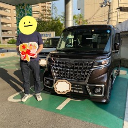 ☆Ｕ様スペーシアカスタムご納車☆