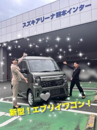 【営業再開＆本日発売！】ついに登場！新型エブリイワゴン試乗車が当店へ！