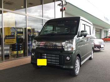 エブリイワゴンご納車おめでとうございます♪