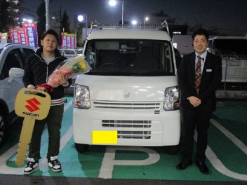 祝☆Ｏ様エブリイご納車！