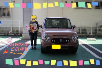 ラパンご納車致しました♪
