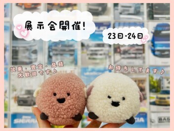 展示会開催します♪