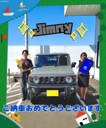 ジムニーご納車式(^_-)-☆