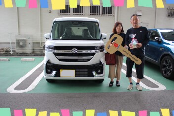 スペーシアカスタムご納車致しました♪