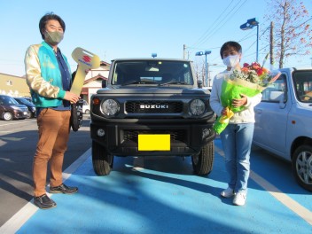 S様ジムニーご納車です！