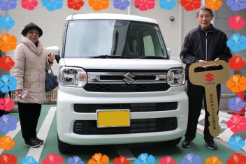 スペーシアご納車致しました♪