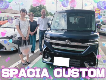☆スペーシアカスタム☆ご納車おめでとうございます！