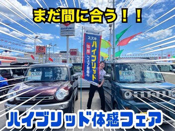 ハイブリッド体感フェアは終了間近！！