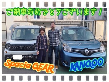 スペーシアギアご納車させていただきました！