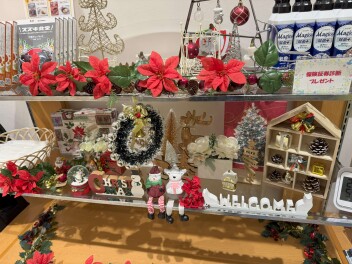 ☆店内がクリスマス仕様に☆