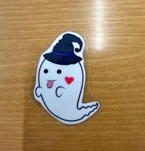 ハート付きお化け