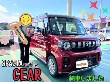 スペーシアギア納車しました☆彡