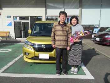 ソリオバンディットハイブリッドSV納車させて頂きました。