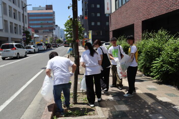 スポGOMI in 郡山　環境美化活動への参加