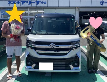 スペーシアカスタムのご納車おめでとうございます！