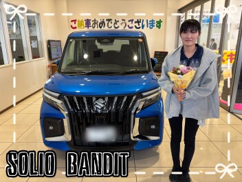 N様♡ソリオバンディットご納車です☆！