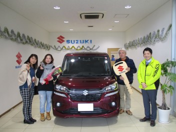 祝☆Ｆ様ソリオご納車！！