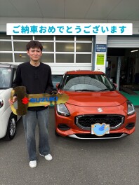 スイフト　ご納車いたしました！