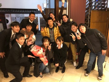 わたなべ営業卒業します。