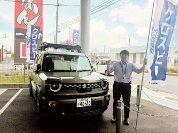 新型クロスビー　キャリア装着車見れます！