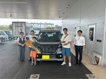 N様、スペーシアベースのご納車おめでとうございます！