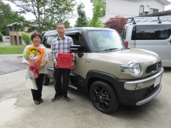 クロスビー納車させていただきました！