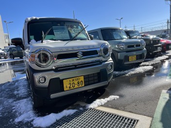 スズキの日始まりました！雪道走行もお気をつけて！