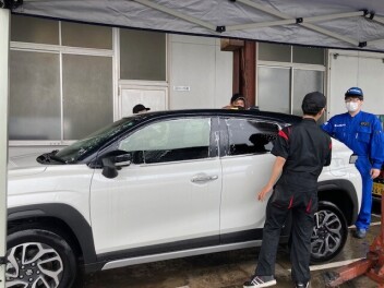 洗車＆日常点検セミナー　大分高等技術専門校