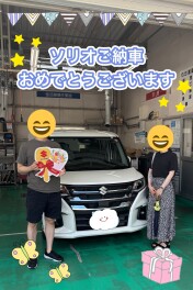 ソリオ　ご納車させていただきました！！