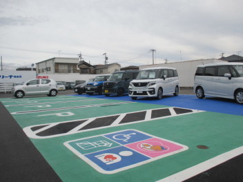 駐車場が綺麗になりました！