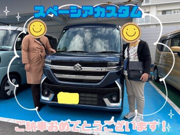 スペーシアカスタム納車しました！