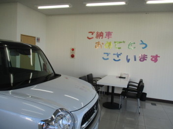 クロスビー納車させていただきました