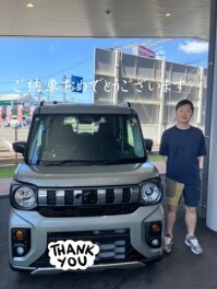 H様スペーシアギア納車しました！
