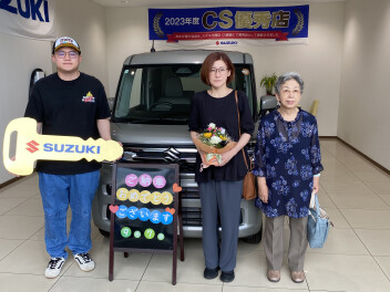 ご納車おめでとうございます☆スペーシア