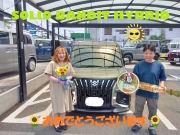 SOLIO BANDIT ~ T様　納車式(*'▽')