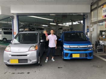 ”青い車”！！